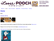 Tablet Screenshot of loosepooch.com